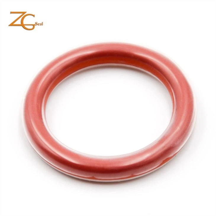 Small Red Color PTFE FEP Encapsulated Seal Ring